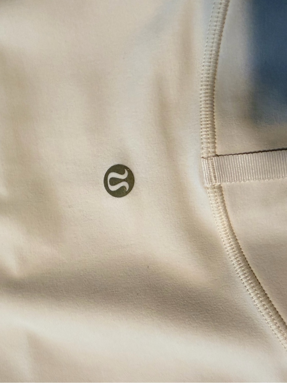 Lululemon Define Jacket Cropped Nulu Bone/Gold Size 6 - Picture 8 of 8